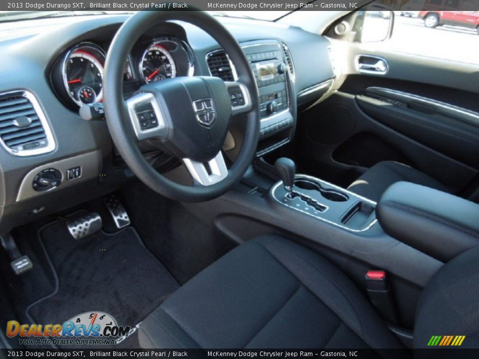 2013 Dodge Durango SXT Brilliant Black Crystal Pearl / Black Photo #28