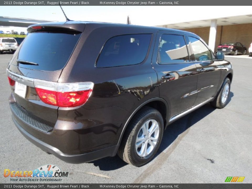 2013 Dodge Durango SXT Rugged Brown Pearl / Black Photo #5