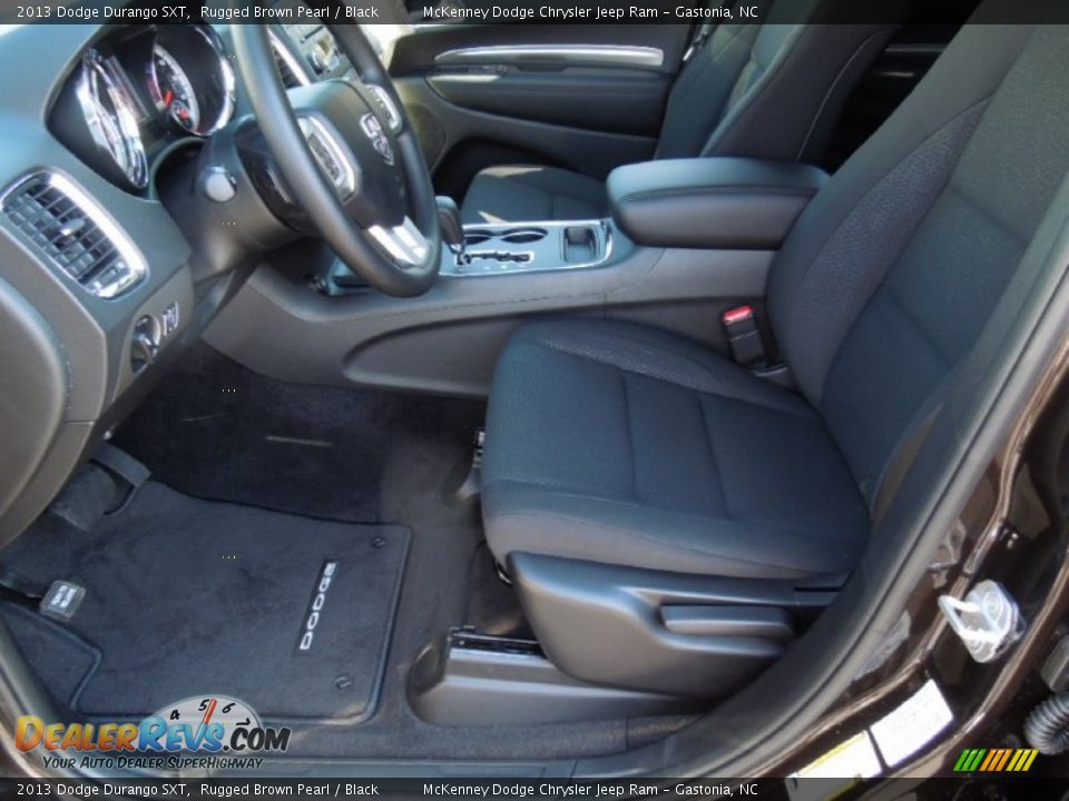 2013 Dodge Durango SXT Rugged Brown Pearl / Black Photo #8