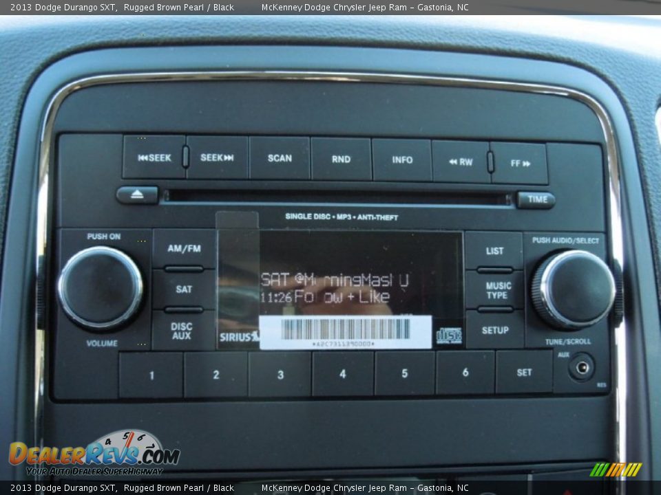 2013 Dodge Durango SXT Rugged Brown Pearl / Black Photo #14