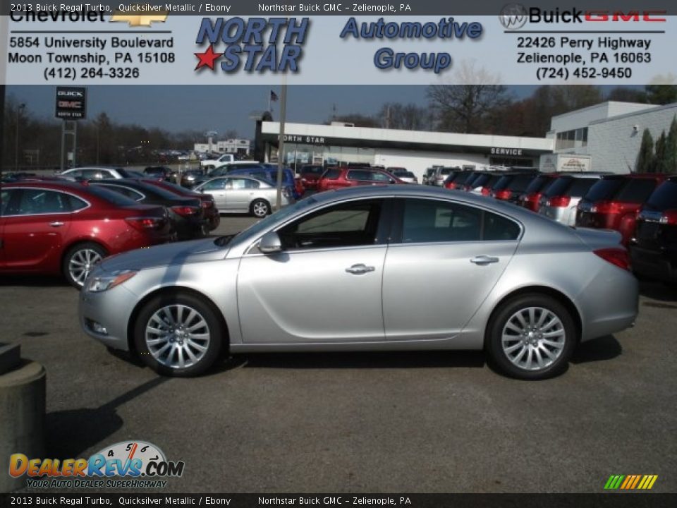 2013 Buick Regal Turbo Quicksilver Metallic / Ebony Photo #1