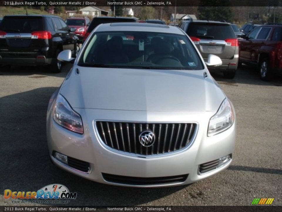 2013 Buick Regal Turbo Quicksilver Metallic / Ebony Photo #3