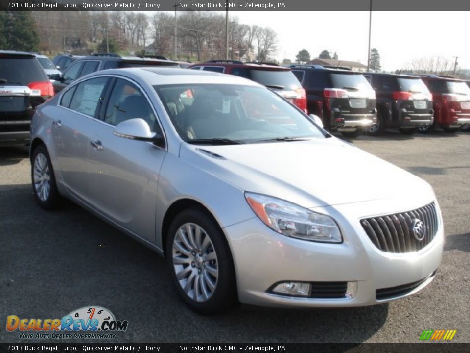 2013 Buick Regal Turbo Quicksilver Metallic / Ebony Photo #4