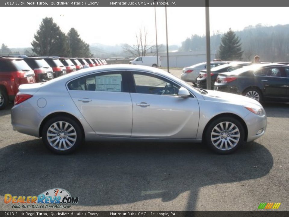 2013 Buick Regal Turbo Quicksilver Metallic / Ebony Photo #5