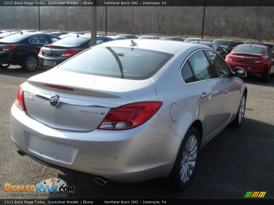2013 Buick Regal Turbo Quicksilver Metallic / Ebony Photo #6