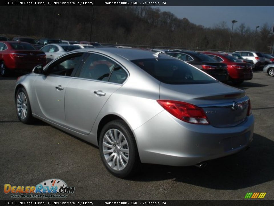 2013 Buick Regal Turbo Quicksilver Metallic / Ebony Photo #8
