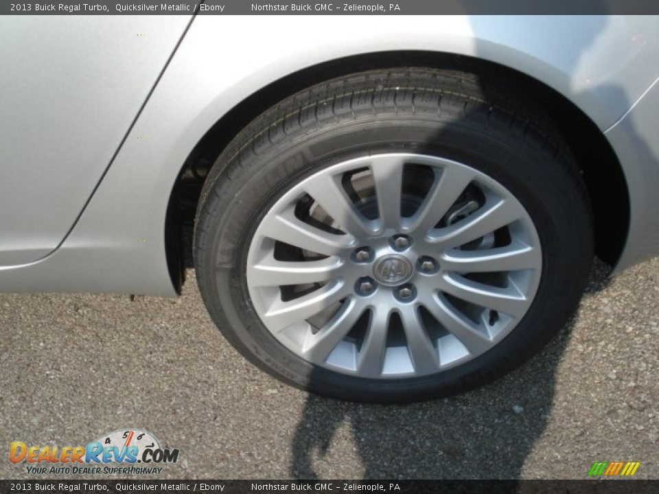 2013 Buick Regal Turbo Quicksilver Metallic / Ebony Photo #9