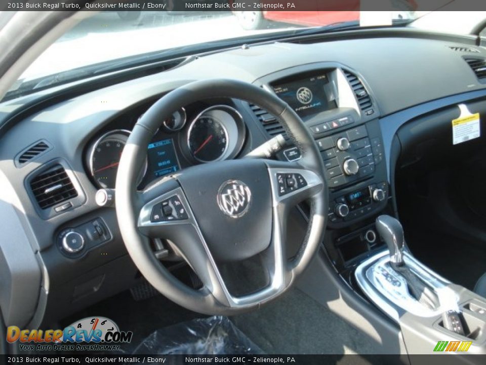 2013 Buick Regal Turbo Quicksilver Metallic / Ebony Photo #10