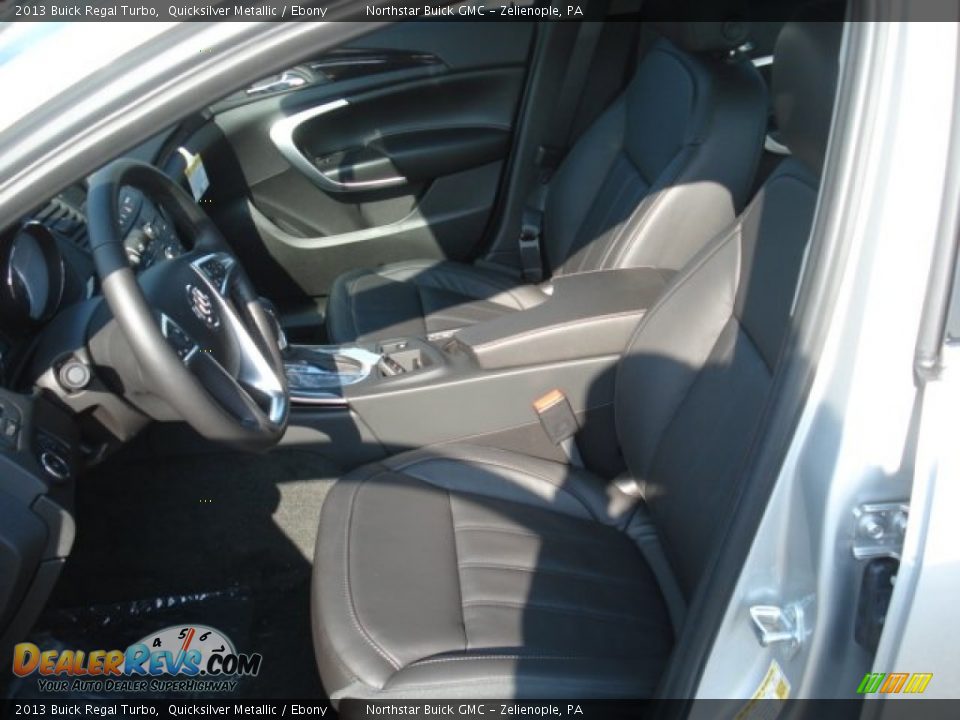 2013 Buick Regal Turbo Quicksilver Metallic / Ebony Photo #11