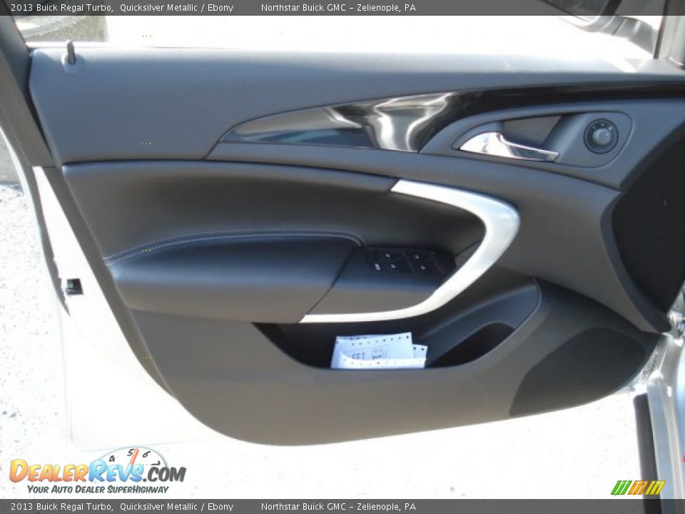 2013 Buick Regal Turbo Quicksilver Metallic / Ebony Photo #12