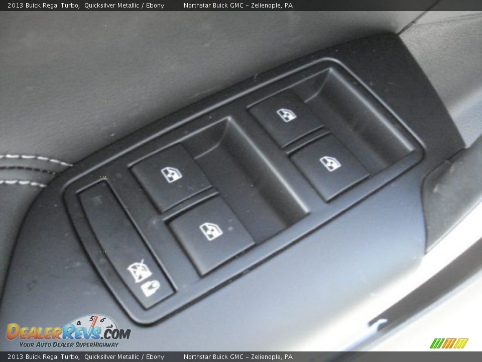 2013 Buick Regal Turbo Quicksilver Metallic / Ebony Photo #14