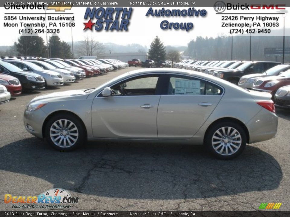 2013 Buick Regal Turbo Champagne Silver Metallic / Cashmere Photo #1