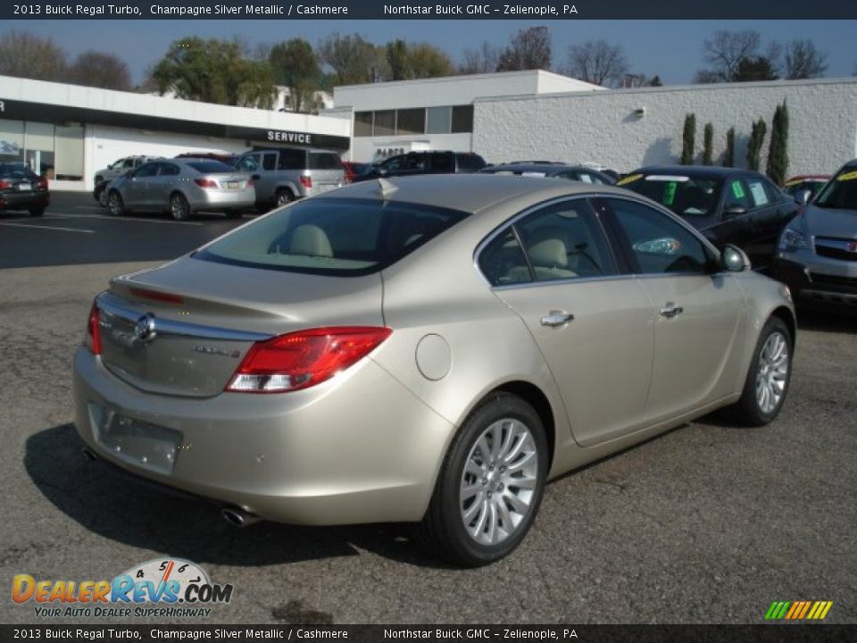 2013 Buick Regal Turbo Champagne Silver Metallic / Cashmere Photo #6