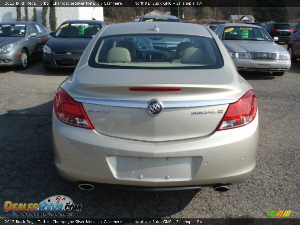2013 Buick Regal Turbo Champagne Silver Metallic / Cashmere Photo #7