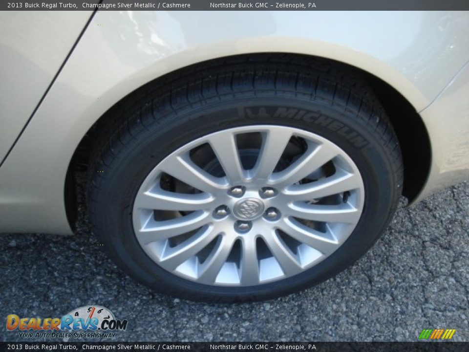2013 Buick Regal Turbo Champagne Silver Metallic / Cashmere Photo #9
