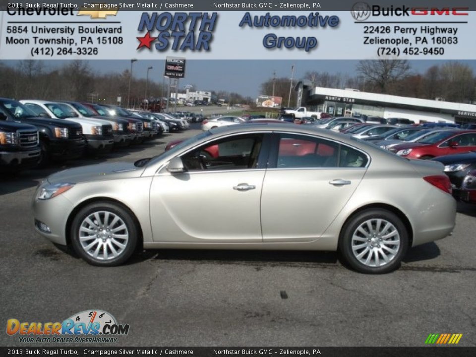 2013 Buick Regal Turbo Champagne Silver Metallic / Cashmere Photo #1