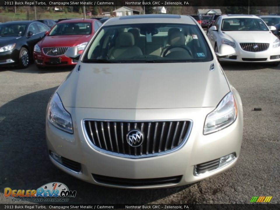 2013 Buick Regal Turbo Champagne Silver Metallic / Cashmere Photo #3