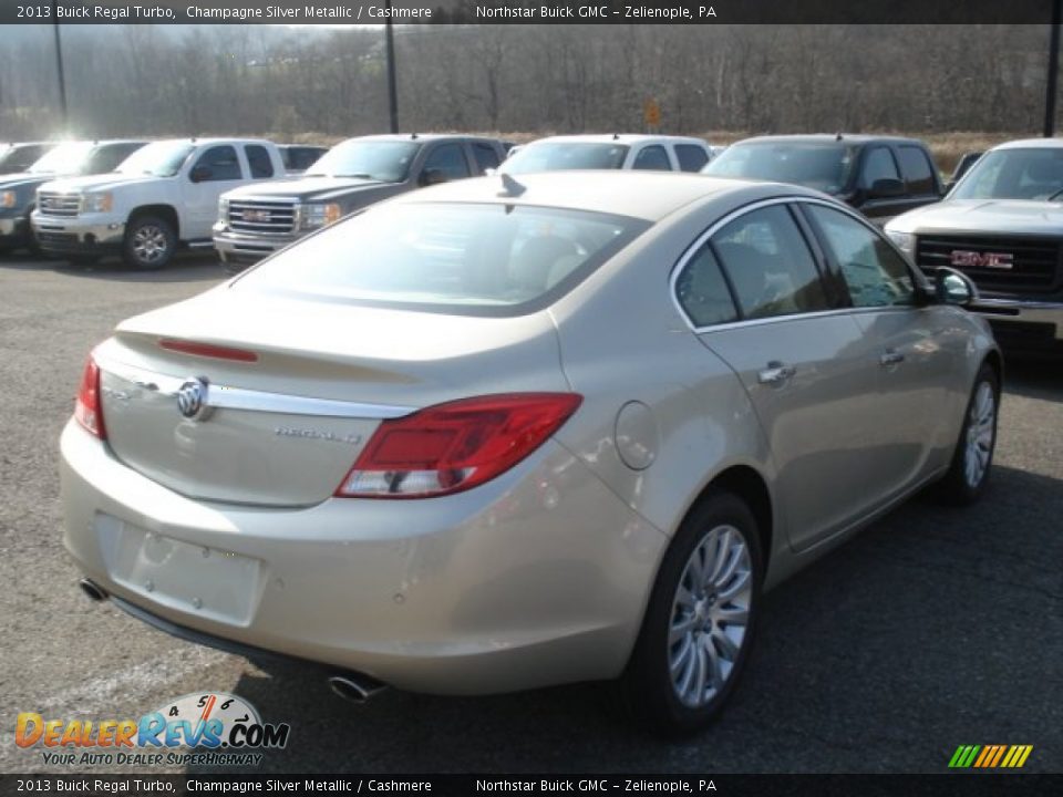 2013 Buick Regal Turbo Champagne Silver Metallic / Cashmere Photo #6