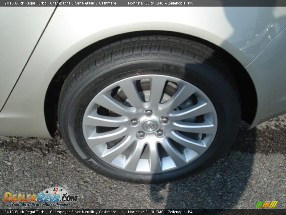 2013 Buick Regal Turbo Champagne Silver Metallic / Cashmere Photo #9