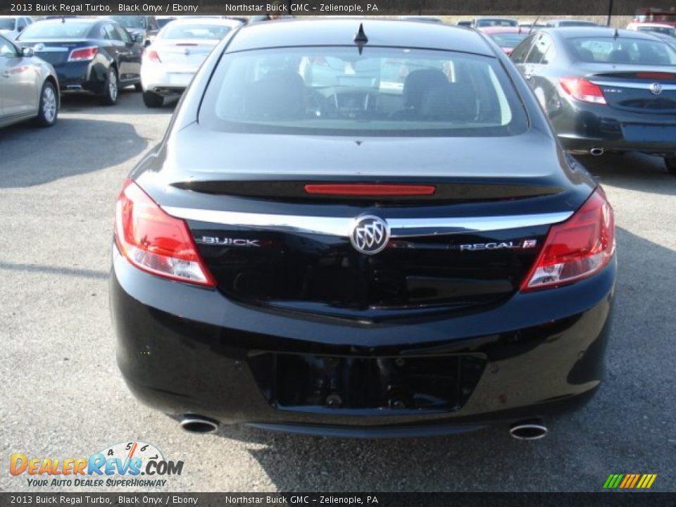 2013 Buick Regal Turbo Black Onyx / Ebony Photo #7
