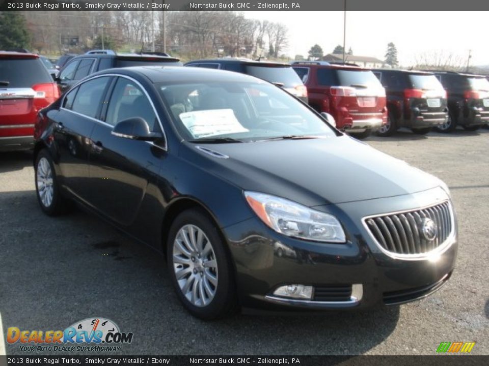 2013 Buick Regal Turbo Smoky Gray Metallic / Ebony Photo #4