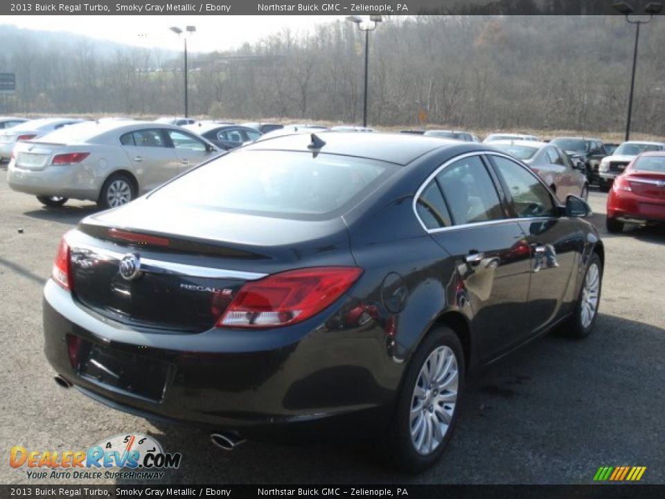 2013 Buick Regal Turbo Smoky Gray Metallic / Ebony Photo #6