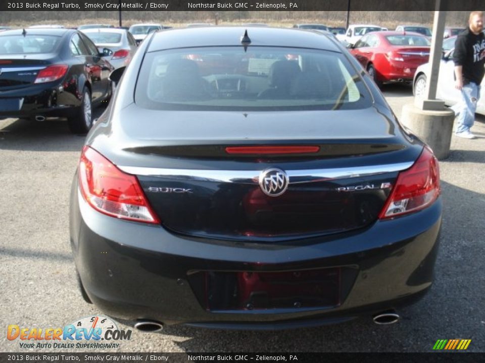 2013 Buick Regal Turbo Smoky Gray Metallic / Ebony Photo #7