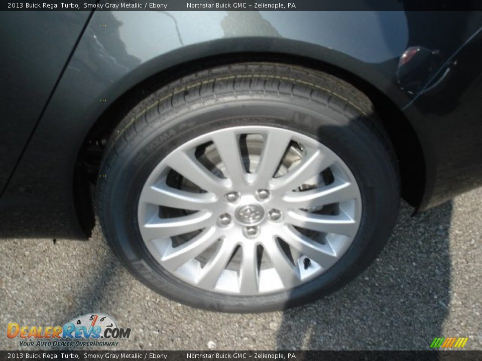 2013 Buick Regal Turbo Smoky Gray Metallic / Ebony Photo #9