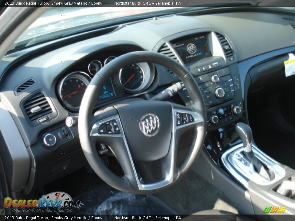 2013 Buick Regal Turbo Smoky Gray Metallic / Ebony Photo #10