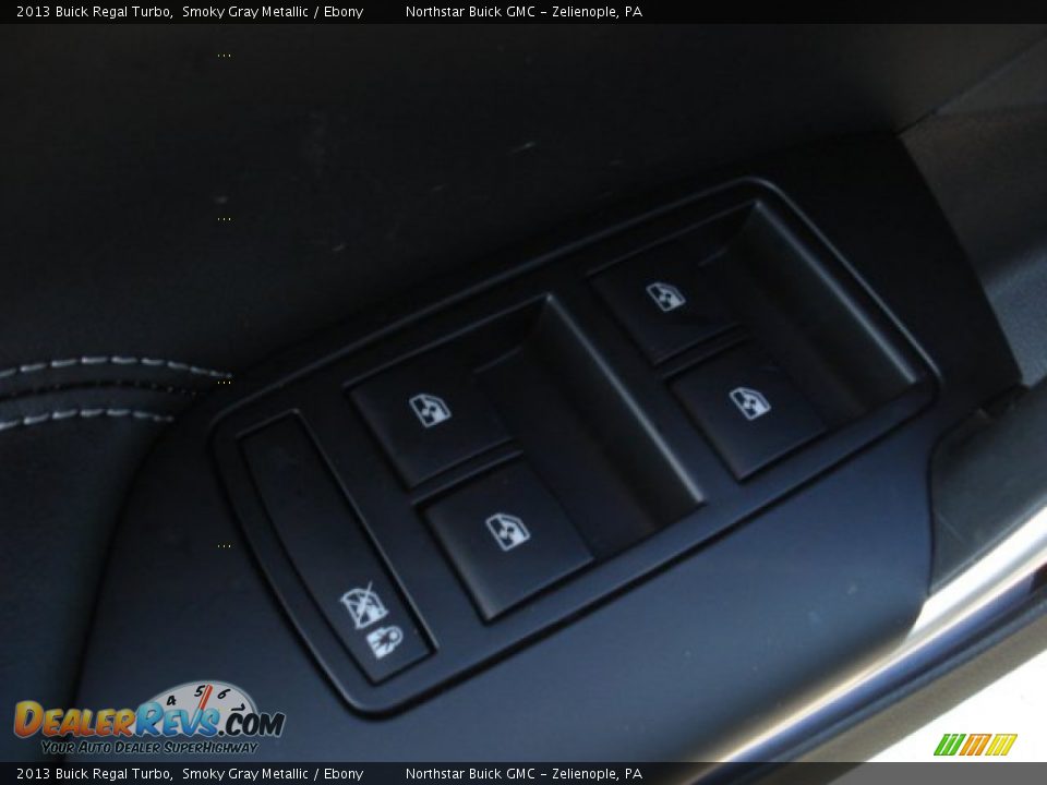 2013 Buick Regal Turbo Smoky Gray Metallic / Ebony Photo #14