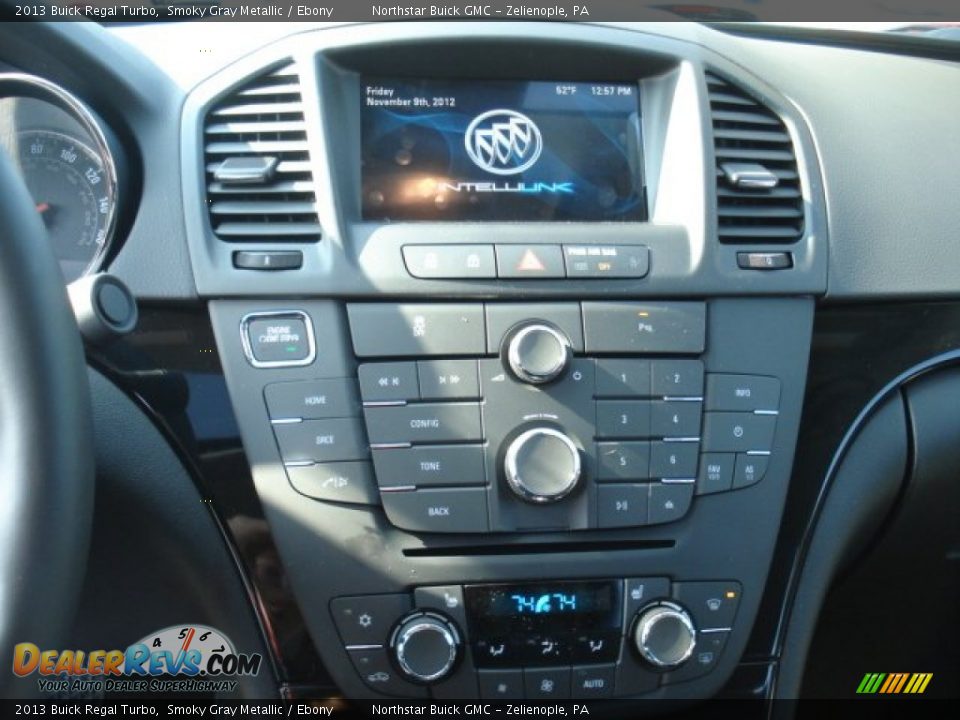 2013 Buick Regal Turbo Smoky Gray Metallic / Ebony Photo #16
