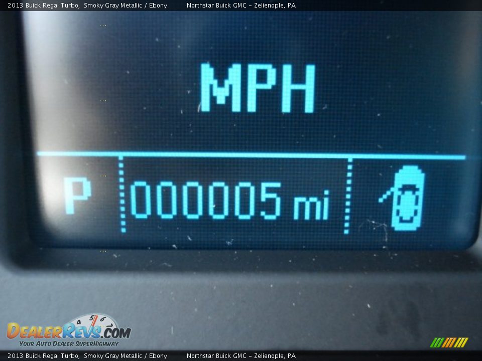 2013 Buick Regal Turbo Smoky Gray Metallic / Ebony Photo #19