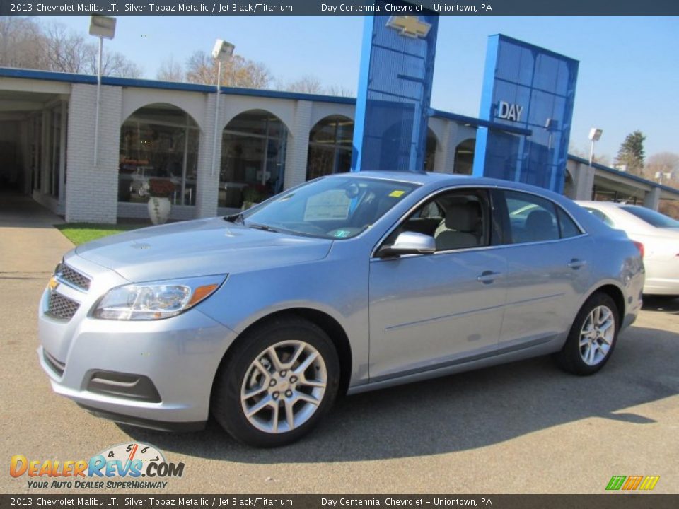 2013 Chevrolet Malibu LT Silver Topaz Metallic / Jet Black/Titanium Photo #1