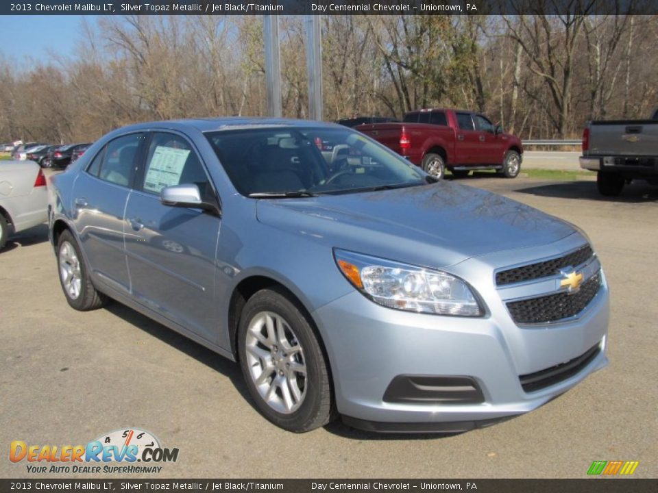 2013 Chevrolet Malibu LT Silver Topaz Metallic / Jet Black/Titanium Photo #8