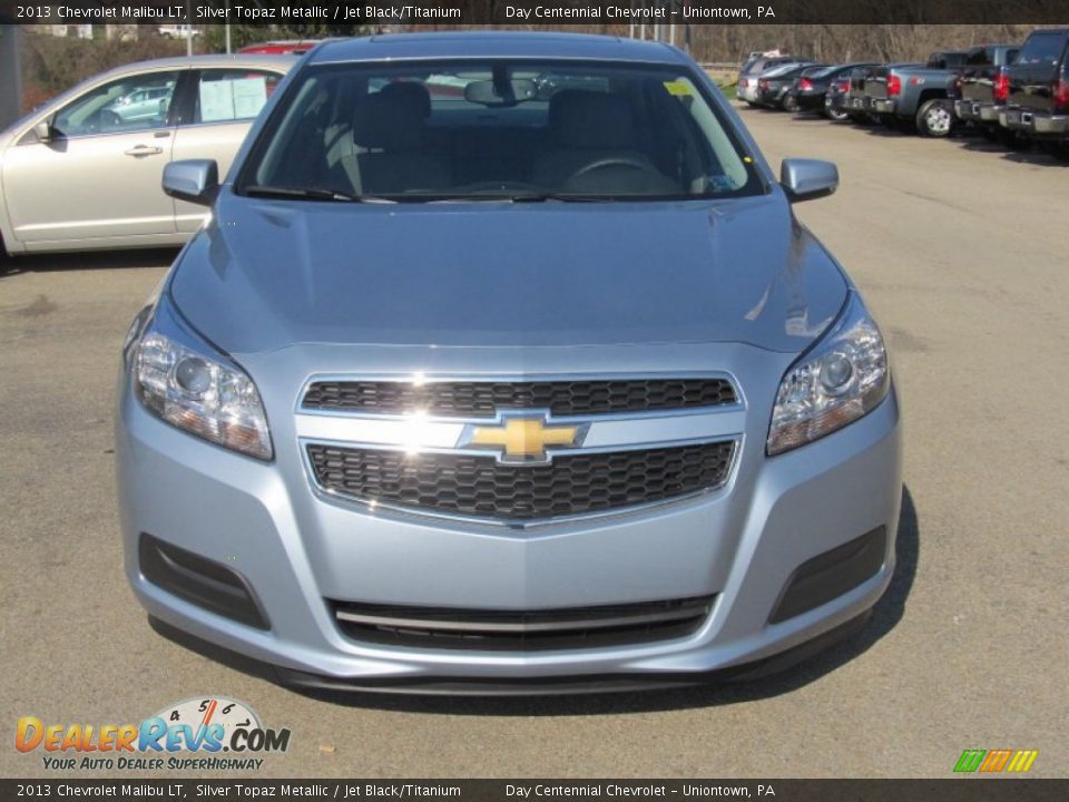 2013 Chevrolet Malibu LT Silver Topaz Metallic / Jet Black/Titanium Photo #9