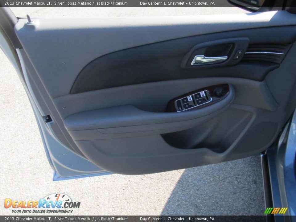 2013 Chevrolet Malibu LT Silver Topaz Metallic / Jet Black/Titanium Photo #10