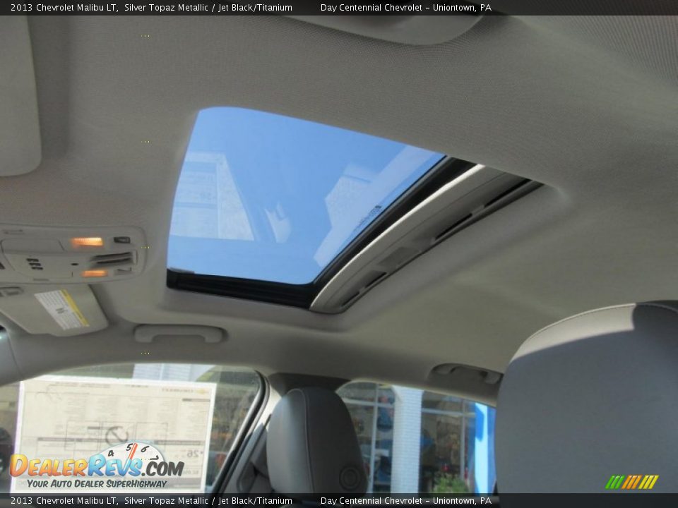 2013 Chevrolet Malibu LT Silver Topaz Metallic / Jet Black/Titanium Photo #11