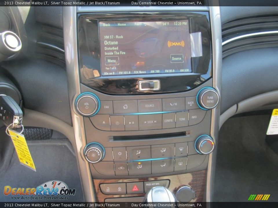 2013 Chevrolet Malibu LT Silver Topaz Metallic / Jet Black/Titanium Photo #15