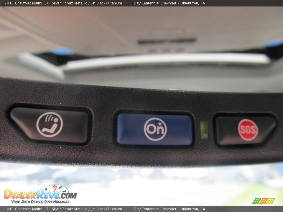 2013 Chevrolet Malibu LT Silver Topaz Metallic / Jet Black/Titanium Photo #17