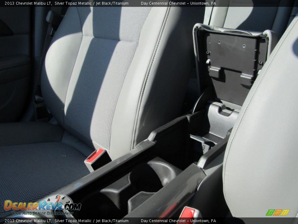 2013 Chevrolet Malibu LT Silver Topaz Metallic / Jet Black/Titanium Photo #18