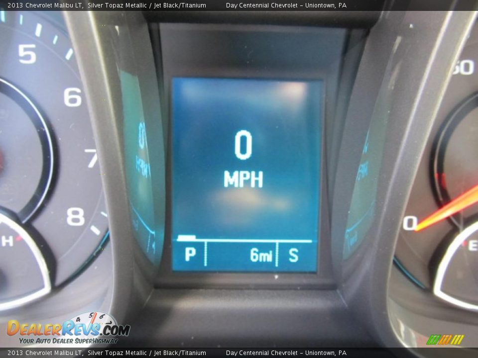 2013 Chevrolet Malibu LT Silver Topaz Metallic / Jet Black/Titanium Photo #20
