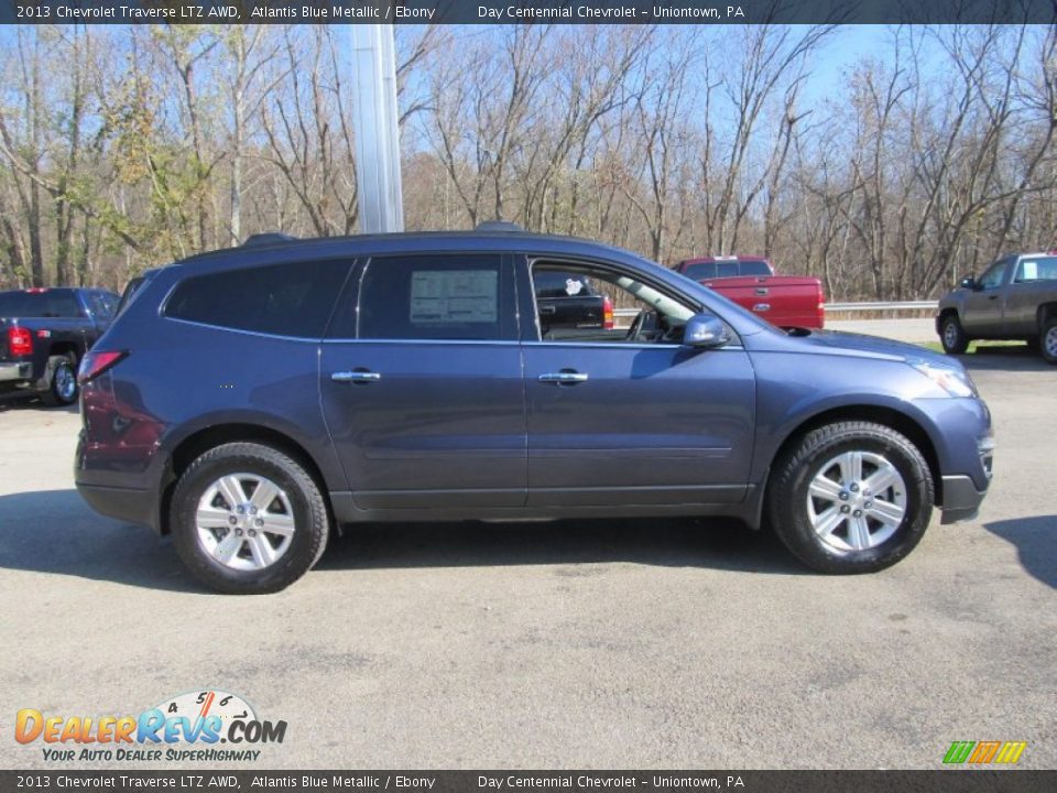Atlantis Blue Metallic 2013 Chevrolet Traverse LTZ AWD Photo #6