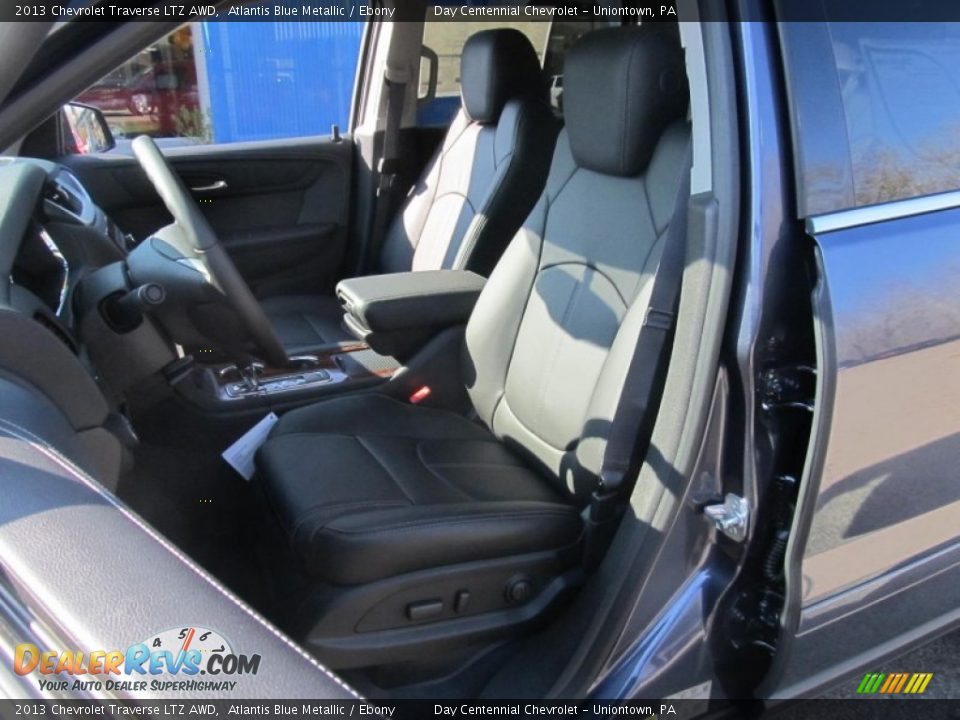 Front Seat of 2013 Chevrolet Traverse LTZ AWD Photo #11