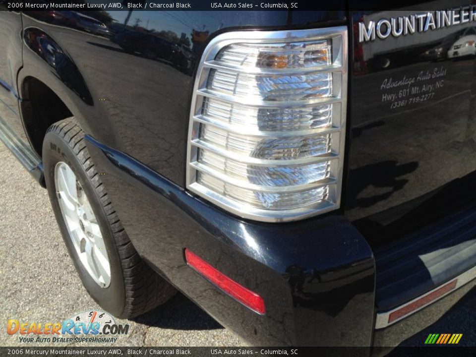 2006 Mercury Mountaineer Luxury AWD Black / Charcoal Black Photo #6