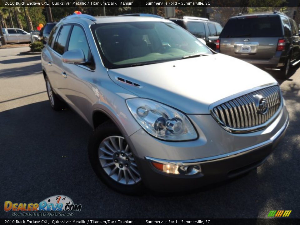 2010 Buick Enclave CXL Quicksilver Metallic / Titanium/Dark Titanium Photo #1
