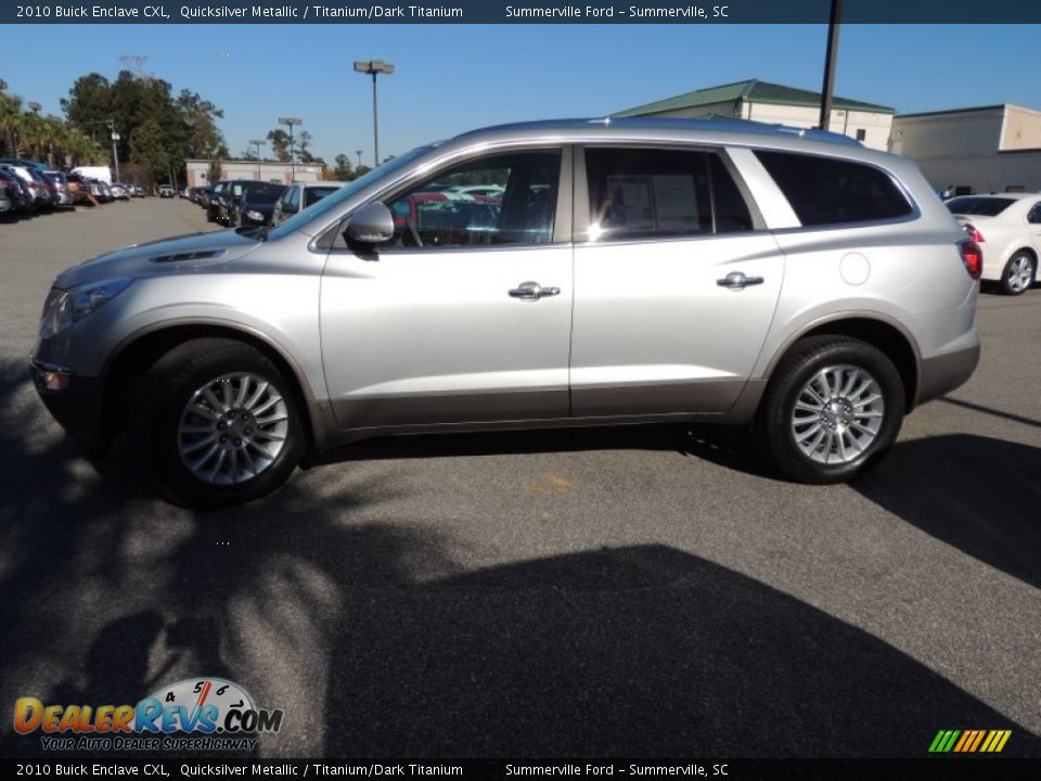 2010 Buick Enclave CXL Quicksilver Metallic / Titanium/Dark Titanium Photo #2