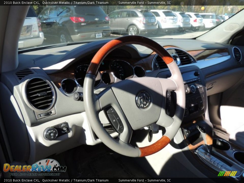 2010 Buick Enclave CXL Quicksilver Metallic / Titanium/Dark Titanium Photo #3