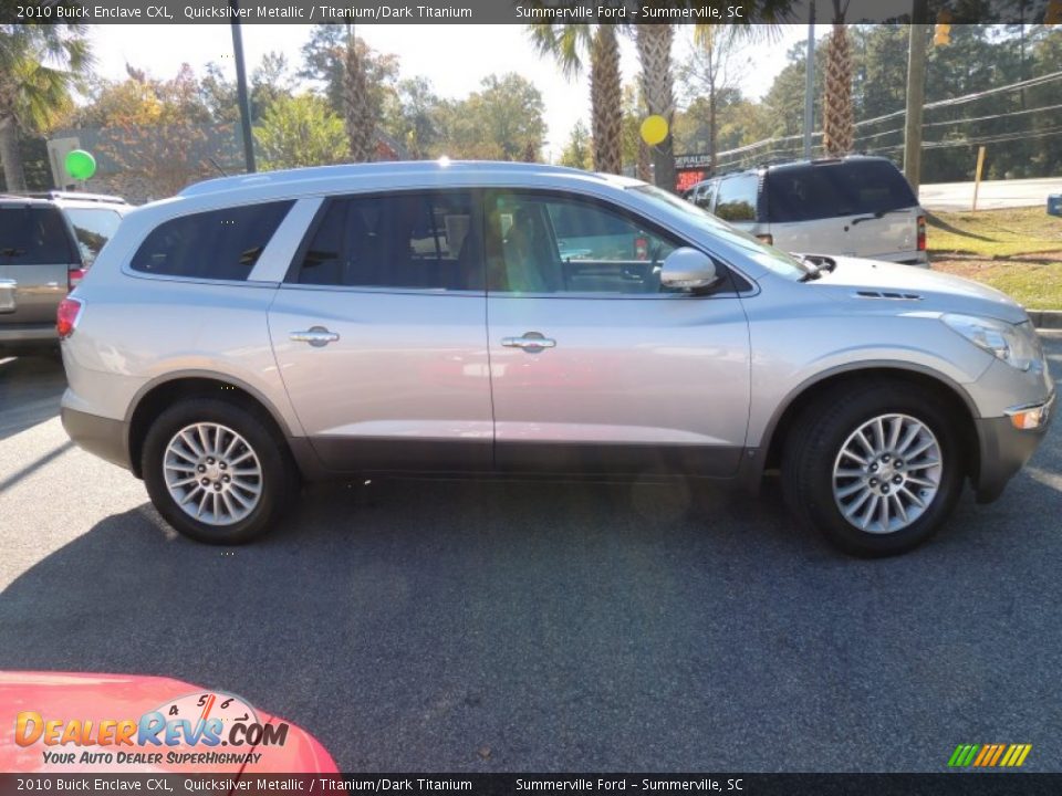 2010 Buick Enclave CXL Quicksilver Metallic / Titanium/Dark Titanium Photo #14
