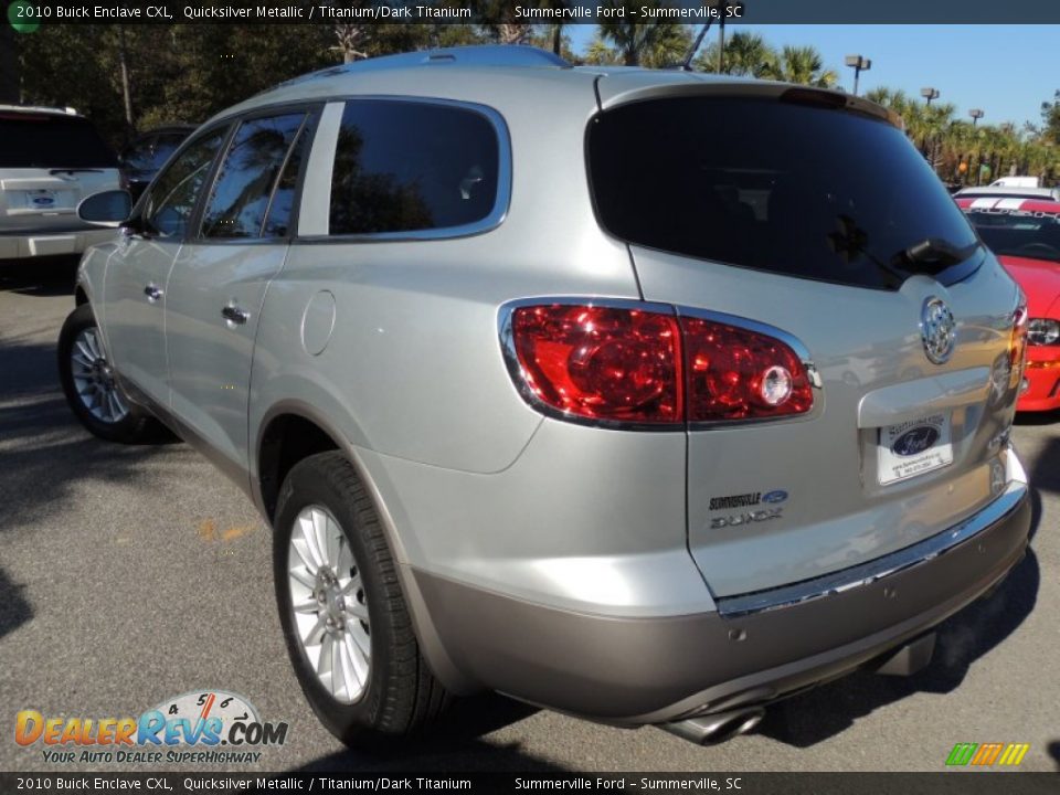 2010 Buick Enclave CXL Quicksilver Metallic / Titanium/Dark Titanium Photo #17
