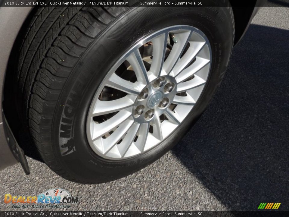 2010 Buick Enclave CXL Quicksilver Metallic / Titanium/Dark Titanium Photo #18